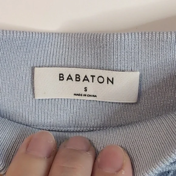 Babaton Pointelle Top + Skirt Set - S - Picture 3 of 4